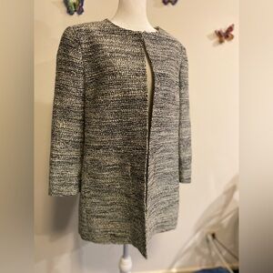 ZANELLA  made in Italy black, white and gray jacket size 12